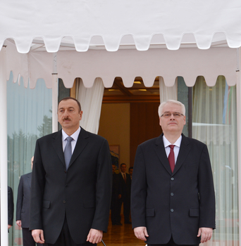 İlham Əliyev Xorvatiya prezidenti ilə görüşüb
