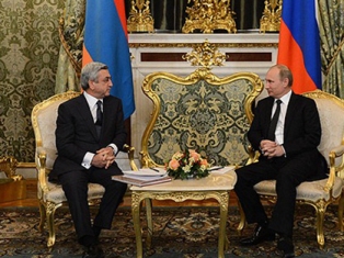Putin Sərkisyanla görüşündə Qarabağ məsələsi müzakirə etmədi