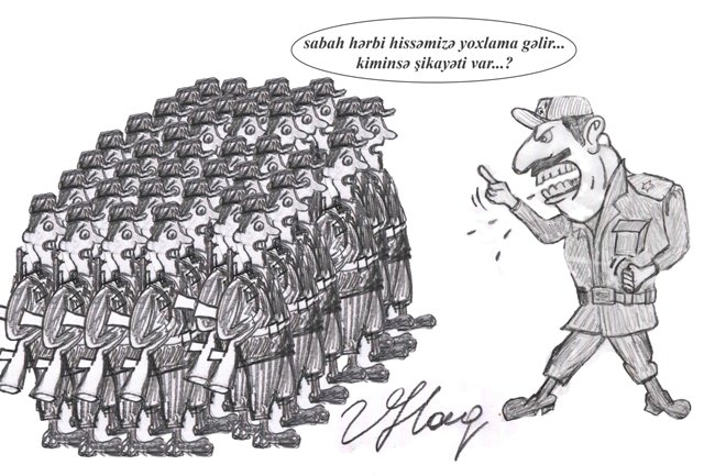 RUBRİKA: "Gündəm-Karikatura" - "Kiminsə şikayəti var..?"