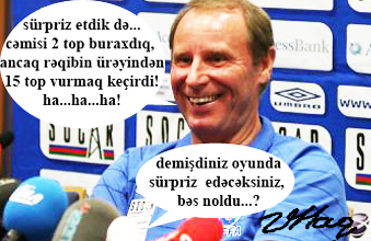 RUBRİKA: “Gündəm-Karikatura” - Berti Foqts: "Bu da mənim sürprizim" 