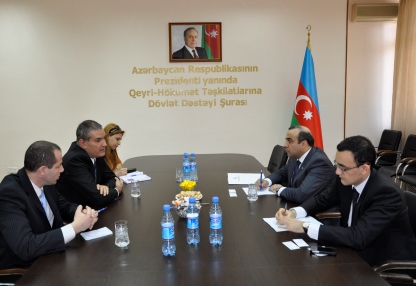 Azay Quliyev İsrail səfiri ilə görüşüb