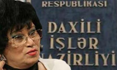 Daxili İşlər Nazirliyi xalq artisti Zeynəb Xanlarovaya cavab verdi 
