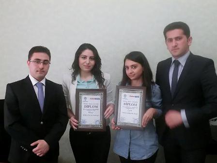 Tələbə jurnalistlər mükafatlandırıldı - FOTO
