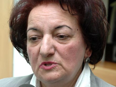 Elmira Süleymanova Füzulidə prezident seçkilərindən danışıb