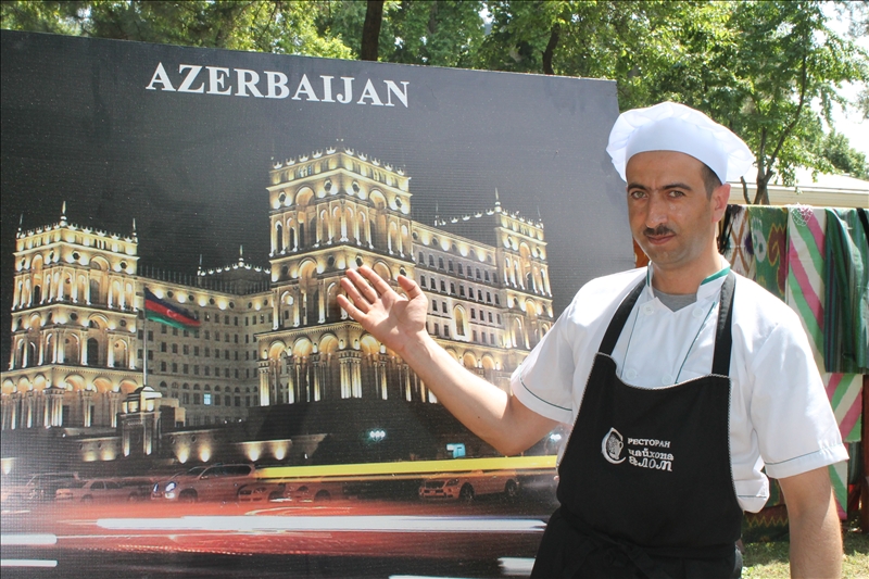 Azərbaycanın Özbəkistandakı səfirliyi diplomatların milli yeməklər festivalına qatılıb - FOTOLAR