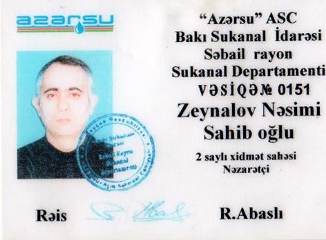 “Azərsu”yun əməkdaşı rüşvət başında yaxalandı - FOTO