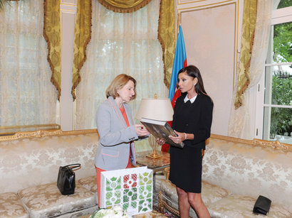 Mehriban Əliyeva Parisdə - FOTOLAR