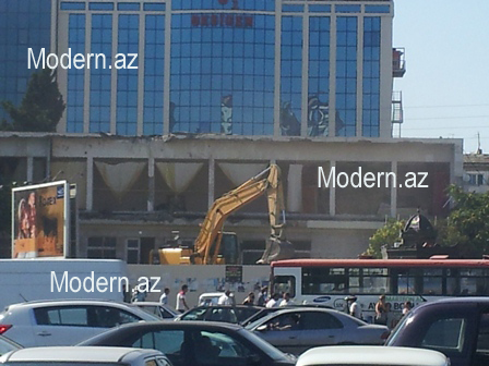 Nərimanov kinoteatrı yerlə-yeksan edildi - FOTOLAR