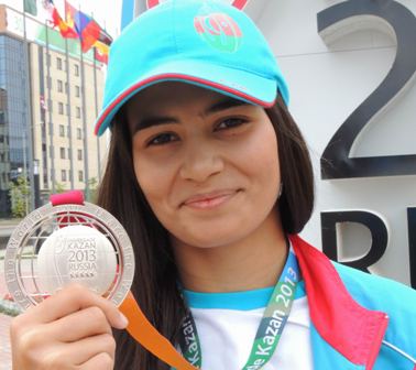 Azərbaycanlı qız Kazandakı Yay Universiadasında medal qazandı - FOTO