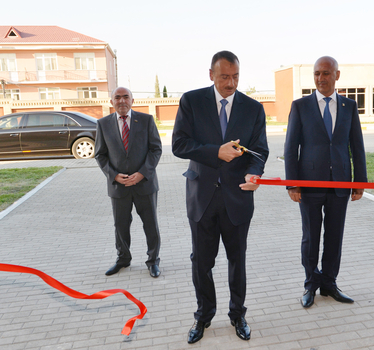 Prezident Xaçmazda açılışlar edib 