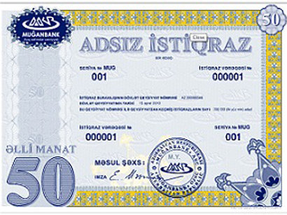 Muğanbank istiqrazları üzrə növbəti tiraj keçiriləcək – uduş fondu 562 500 AZN-dir