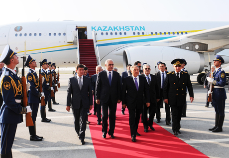 Nazarbayev də Qəbələyə gəldi