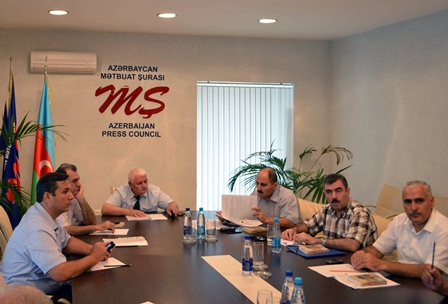 Mətbuat Şurası yeni tərkibdə ilk iclasın keçirib