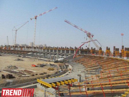 Bakıdakı Olimpiya stadionunda işçilərin sayı artırılacaq - FOTOLAR