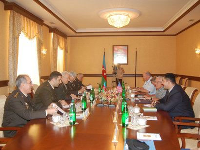 Səfər Əbiyev ABŞ generalı ilə görüşüb