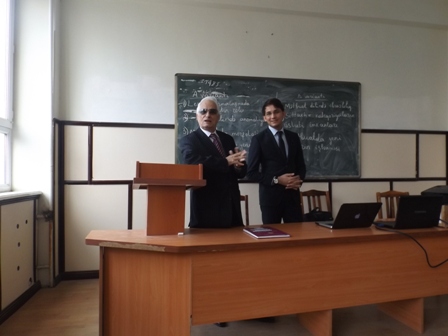 Zaur Darabzadə jurnalistlərə mühazirə oxuyub-FOTOLAR