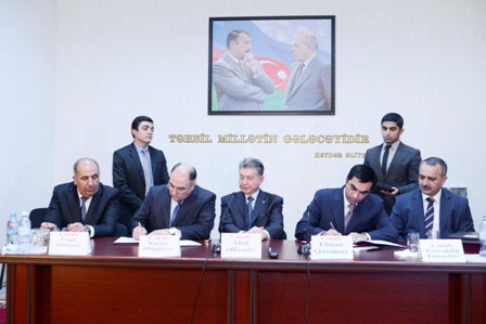 AMEA-nın prezidenti Akif Əlizadə Bakı Ali Neft Məktəbində olub -FOTOLAR