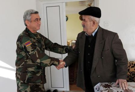 Sərkisyanın atası Minsk Qrupunun iştirakı ilə Xankəndində dəfn OLUNDU