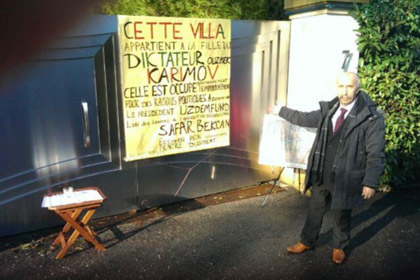 Hüquq müdafiəçiləri prezidentin qızının villasını ələ keçirdilər