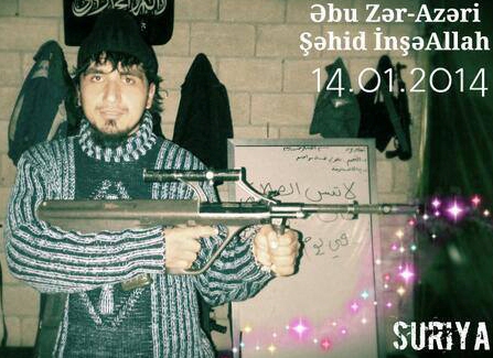 Suriyada daha bir azərbaycanlı öldürülüb 