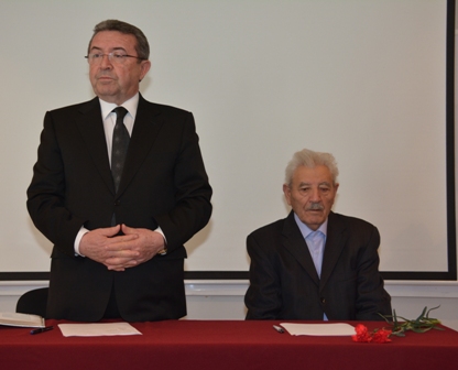 Misir Mərdanov şəhid aspirantı yad etdi, informasiya savaşından danışdı - FOTOLAR
