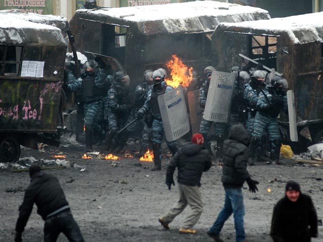 Kiyevdə iki nəfər gözünü itirdi