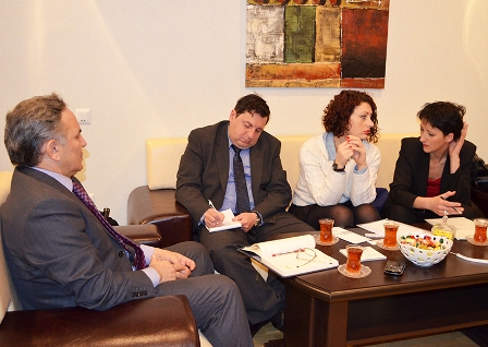 Əflatun Amaşov Avropa Mərkəzinin nümayəndələrilə görüşüb - FOTO
