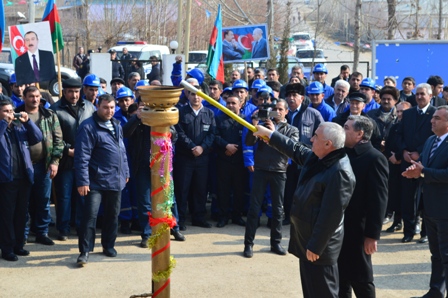 Füzulinin daha bir qəsəbəsinə mavi yanacaq verildi