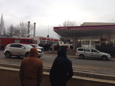 Bakıda yanacaqdoldurma məntəqəsi partlayıb, 2 nəfər ölüb-FOTOLAR