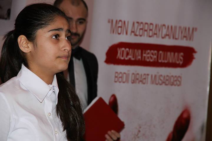 “Mən Azərbaycanlıyam” bədii qiraət müsabiqəsi keçirilib - FOTOLAR