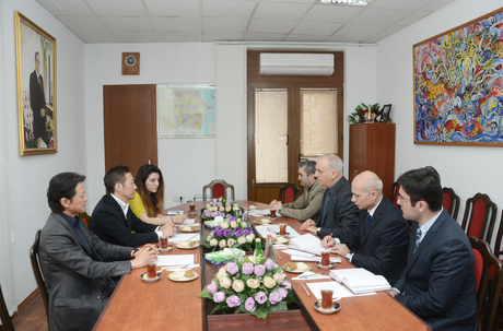 Yaponiyadan AzərTAc-a qonaq gəlib - FOTO