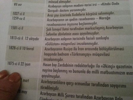 Tanınmışlar “Məktəbli kitabçası”ndakı yanlışılığı texniki səhv hesab edirlər