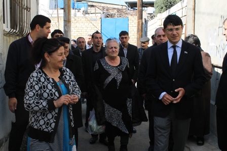 Fuad Muradov Səbail rayonunun seçiciləri ilə görüşüb - FOTOLAR