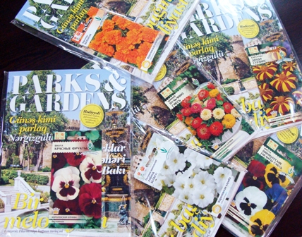 Azərbaycanda yeni jurnal işıq üzü görüb – “Parks&Gardens”