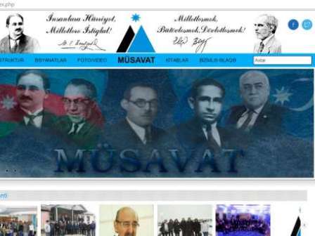 Müsavat Partiyasının saytı açıldı 