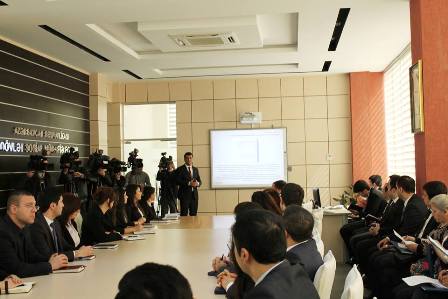 DSMF-də elektron hesabat xidməti üzrə təqdimat - FOTO