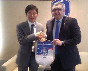 Deputat Koreya futbol federasiyasının prezidenti ilə görüşüb - FOTO