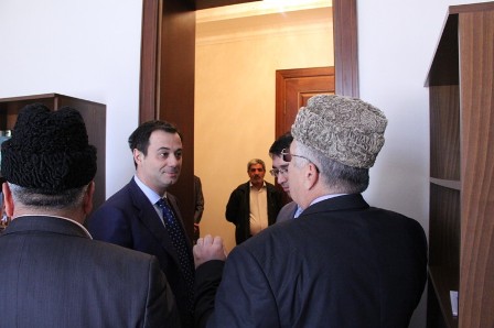 Elşad İskəndərov Şamaxı "Cümə" məscidində olub - FOTO 