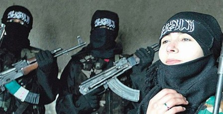 Suriyaya gedən cihadçı qızlar - FOTO