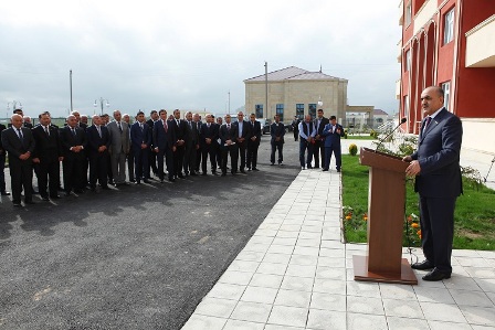 Ağdamda müharibə əllilərinə ev verilib - FOTO