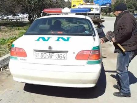 Sürücünü döyən nəqliyyat müfəttişlərinə cinayət işi açıldı 