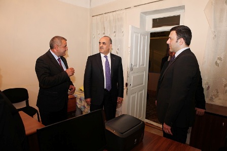 Səlim Müslümov Şamaxıdakı internat evində olub - FOTO