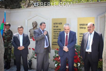 Sumqayıtda şəhid abidəsinin açılışı olub - FOTO