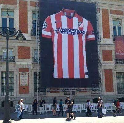 “Atletiko” finalöncəsi Madriddə Azərbaycanı tanıdır - FOTO