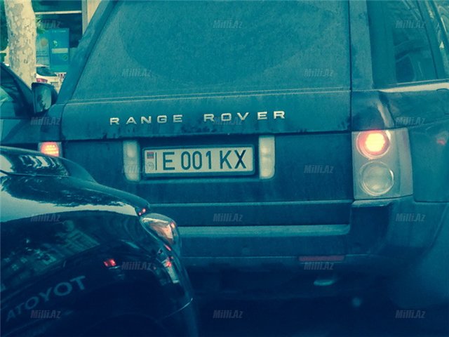 Bakıda Ermənistan nömrəli "Range Rover"? - FOTO
