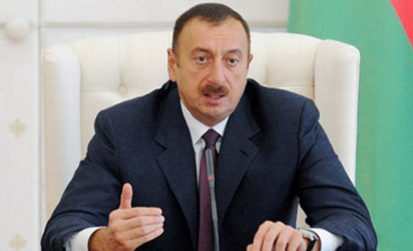 İlham Əliyev həmsədrləri qəbul edib