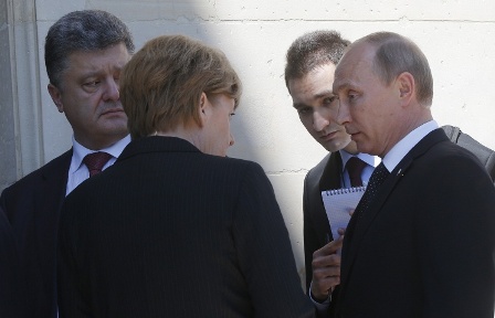 Putin və Poroşenko bir arada - FOTO