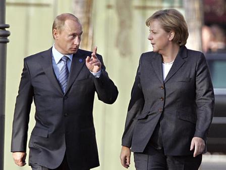 Putin Merkelə Rusiyanın konstruktivliyindən danışdı 
