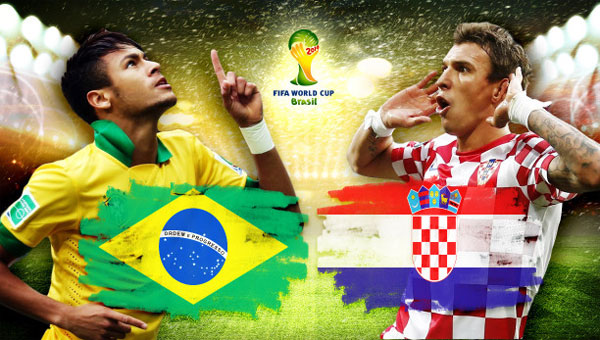 Dünya Çempionatında ilk oyun: Braziliya - Xorvatiya - 3:1 - VİDEO