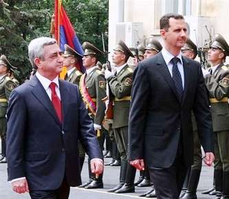 Sərkisyan da Bəşər Əsədi təbrik etdi 